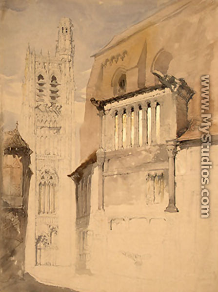 Tower of the Cathedral at Sens - John Ruskin