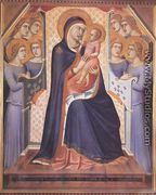 Madonna Enthroned with Angels - Pietro Lorenzetti