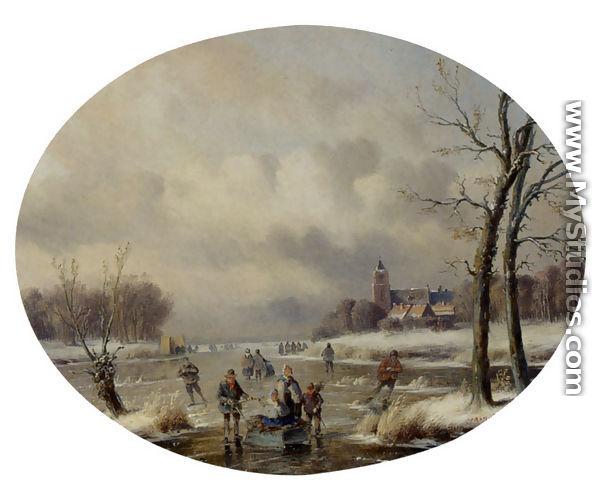 Skaters On A Frozen Waterway, A 