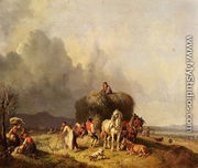 Loading The Hay-Wagon - Heinrich Bürkel