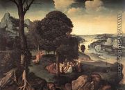 Landscape with St John the Baptist Preaching - Joachim Patenier (Patinir)
