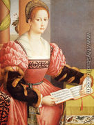 Portrait Of A Lady - Francesco Ubertini Bacchiacca II