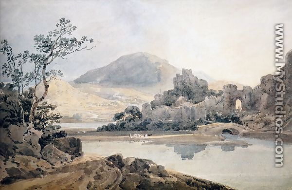 Castle Conway (after Sir George Beaumont) - Thomas Girtin
