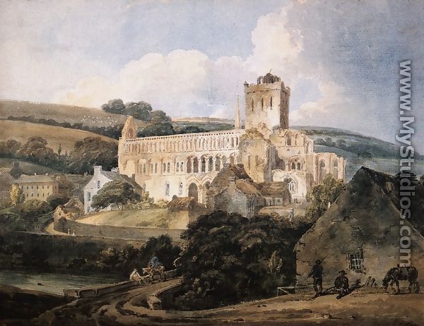 Jedburgh Abbey from the South-East - Thomas Girtin