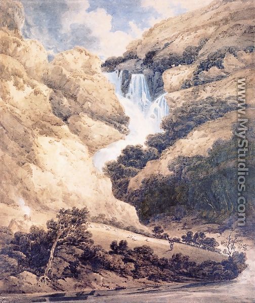 Ogwen Falls, North Wales - Thomas Girtin