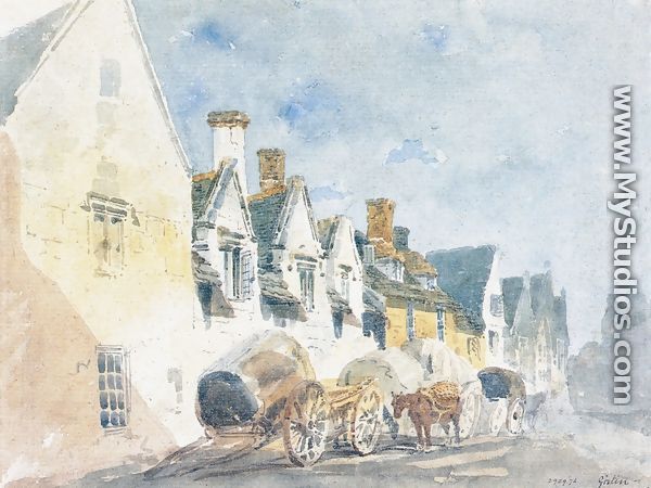 Street in Weymouth, Dorset - Thomas Girtin