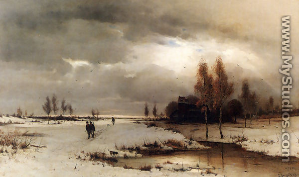 Under A Winter Sky - Ludwig Lanckow
