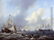The Battle Of Kamperduin - Petrus Jan Schotel
