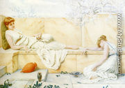 Two Classical Figures Reclining - Henry Ryland