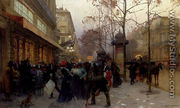 A Busting Street Scene - Henri-Gaston Darien