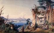 Il Gulfo di Napoli con il Vesuvio sullo sfondo - Gabriel Carelli