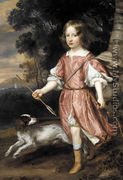 Portrait of the son of a nobleman as Cupid - Jan Mytens