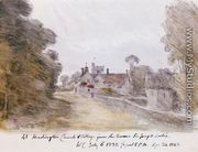 Headington Church And Village From The Terrace Of Sir Joseph Lock's - Dr. William Crotch