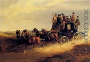 The Bath to London Coach on the Open Road - Charles Cooper Henderson