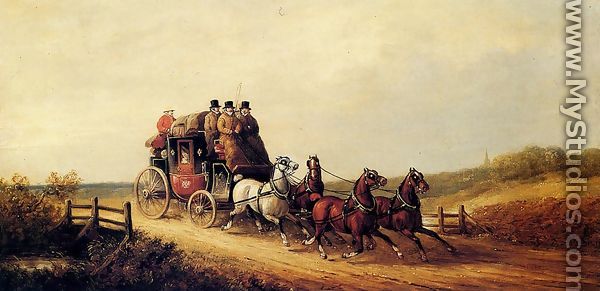 The London to Brighton Royal Mail on the Open Road - Charles Cooper Henderson