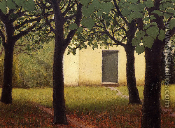 Small House In A Garden - Charles Lacoste