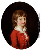Portrait Of A Young Boy - Thomas Hickey