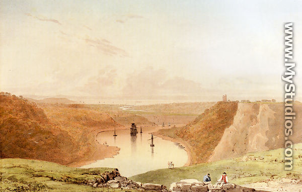 The Avon Gorge From Clifton Down, Looking Towards The Severn Estuary - Francis Danby