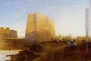 Arabs By The Ruins At Luxor - William Edward Dighton