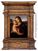 The Madonna And Child Before A Landscape - Bernardino di Betto (Pinturicchio)