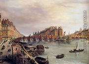 Paris With A View Of The Pont Neuf - Domenico Ferri
