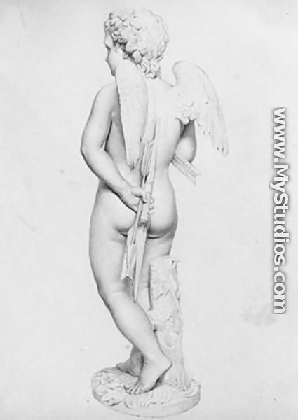 Winged Cupid (from Cropsey Album) - Chauncey Bradley Ives