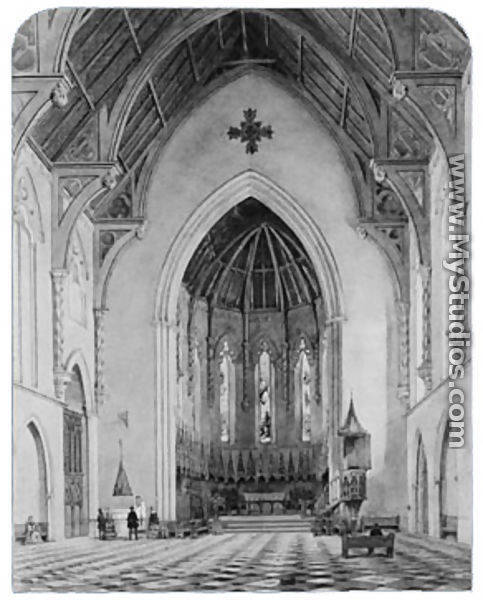 Chancel of Trinity Chapel, New York - John William Hill