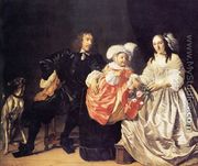 Pieter van de Venne and Family - Bartholomeus Van Der Helst