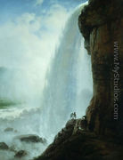 Underneath Niagara Falls - Ferdinand Richardt