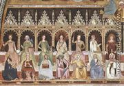 Triumph of St Thomas and Allegory of the Sciences (detail) - Andrea Bonaiuti da Da Firenze