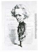 Portrait of Hector Berlioz (1803-69) - Etienne Carjat