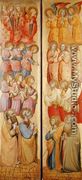 Left panel- St. Peter and St. Paul with Angels; Right panel- St. James and St. Andrew with Angels, c.1400 - Carlo da Camerino