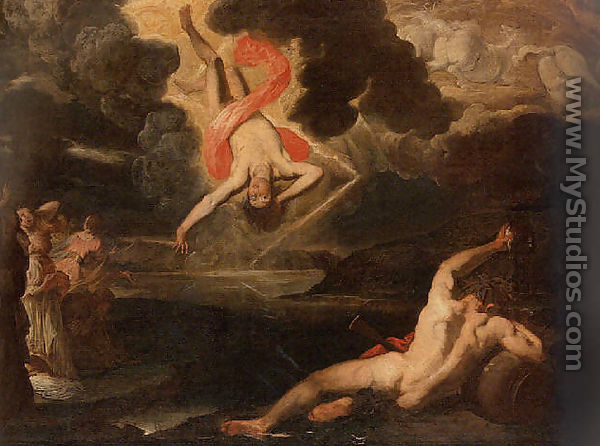 The Fall of Phaethon - Giovanni Battista Carlone