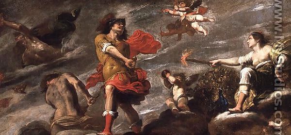 Juno and Mars, c.1650 - Giovanni Battista Carlone
