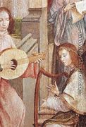 The Annunciation (detail of two Angels Playing Instruments) - Carlos Taborda Vlame Frey