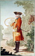 Bailli of Champignelles, huntsman to the Duke of Orleans in Hunting Costume, 1764 - Louis (Carrogis) de Carmontelle