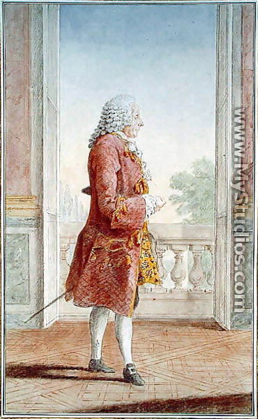 Francois Augustin Paradis de Montcrif, secretary to the Queen Marie Leczinska (1687-1770) - Louis (Carrogis) de Carmontelle