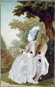Madame de Boisandre, wife of a horseman to the Duke of Orleans, c.1780 - Louis (Carrogis) de Carmontelle