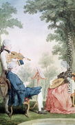 Monsieur and Mademoiselle de Croismare - Louis (Carrogis) de Carmontelle
