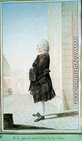 Monsieur de Pidensat, Butler to the Duke of Orleans, 1769 - Louis (Carrogis) de Carmontelle