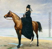 Equestrian Portrait of Mademoiselle Croizette, 1873 - Carolus (Charles Auguste Emile) Duran