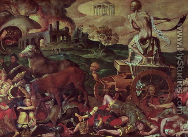 The Triumph of Death - School of Caron, Antoine (1520-99)