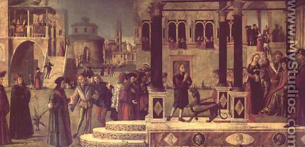 The Miracle of St. Tryphonius - Vittore Carpaccio