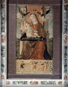 Virgin and Child Enthroned with Five Angels - Vittore Carpaccio
