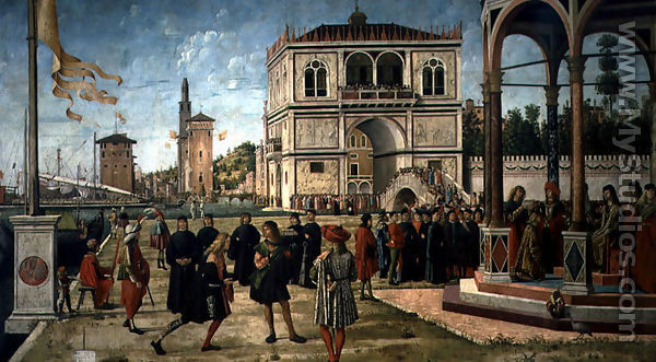 The Story of St. Ursula, the Repatriation of the English Ambassadors, 1490-96 - Vittore Carpaccio