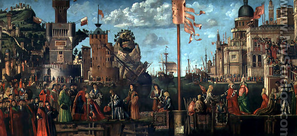 The Meeting of Etherius and Ursula and the Departure of the Pilgrims, from the St. Ursula Cycle, originally in the Scuola di Sant