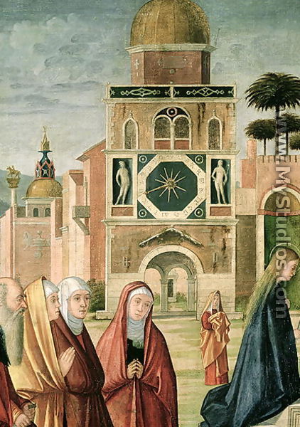 Presentation of Mary at the Temple (detail of Mary) - Vittore Carpaccio