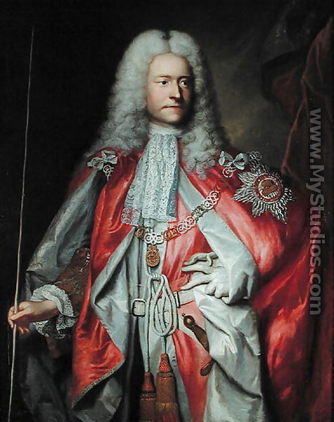 Posthumous Portrait of Sir Paul Methuen K.B. - Adrien Carpentiers