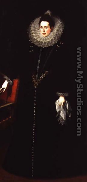 Portrait of the Duchess of Lerma - Juan Carreno De Miranda