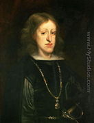 Charles II (1661-1700) of Spain - Juan Carreno De Miranda